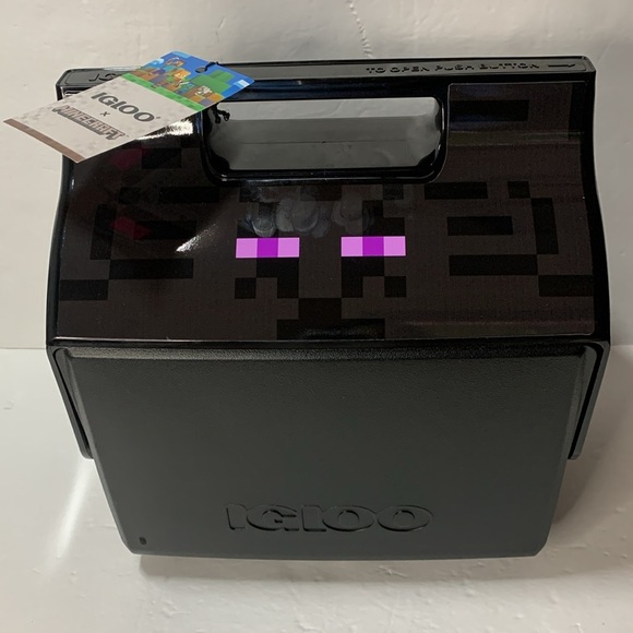 Minecraft Enderman Igloo Playmate 7 Qt Cooler NWT - Picture 2 of 9